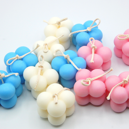 Pastell Bubble Kerzen