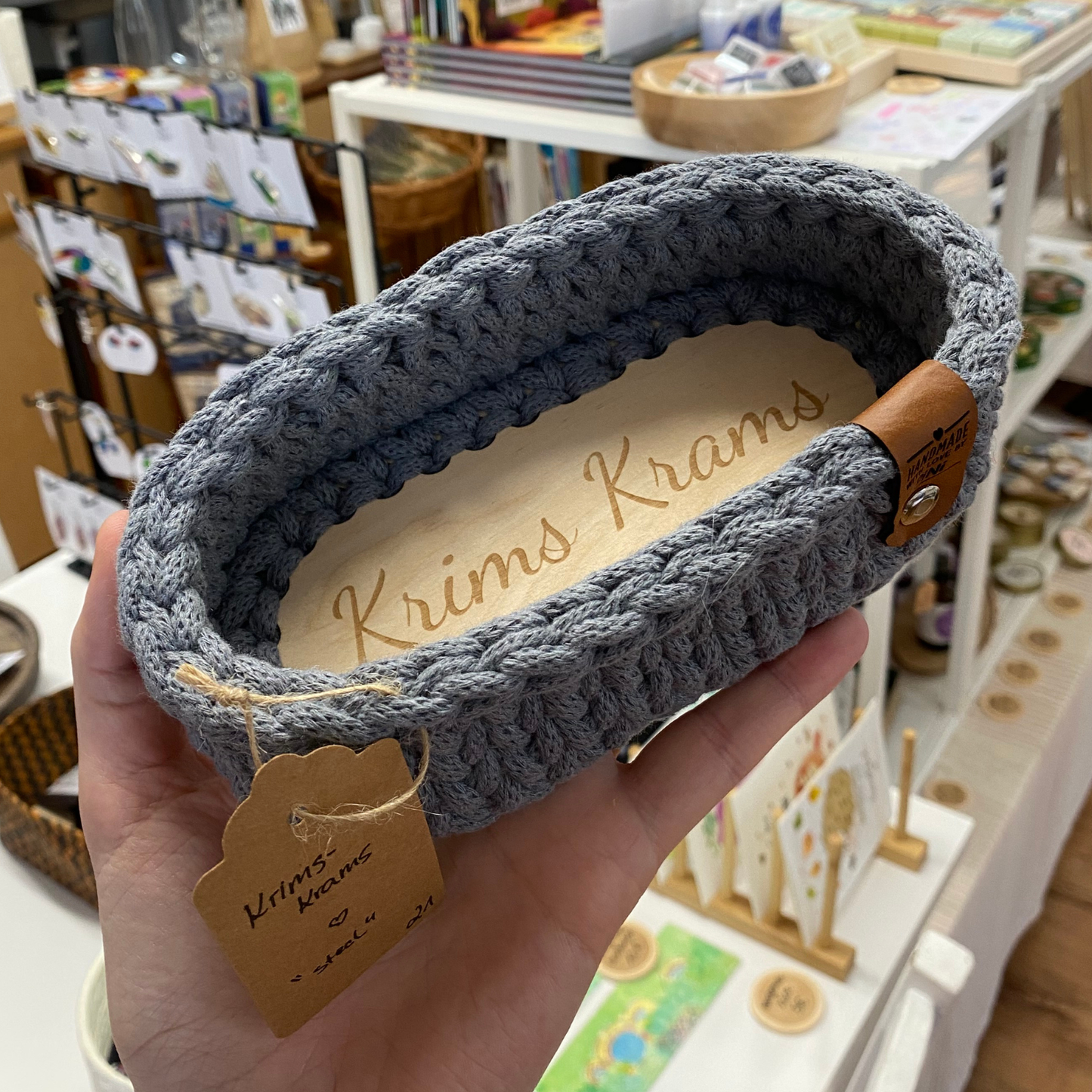 Krims Krams hellblau Aufbewahrung von Handmade by PINI