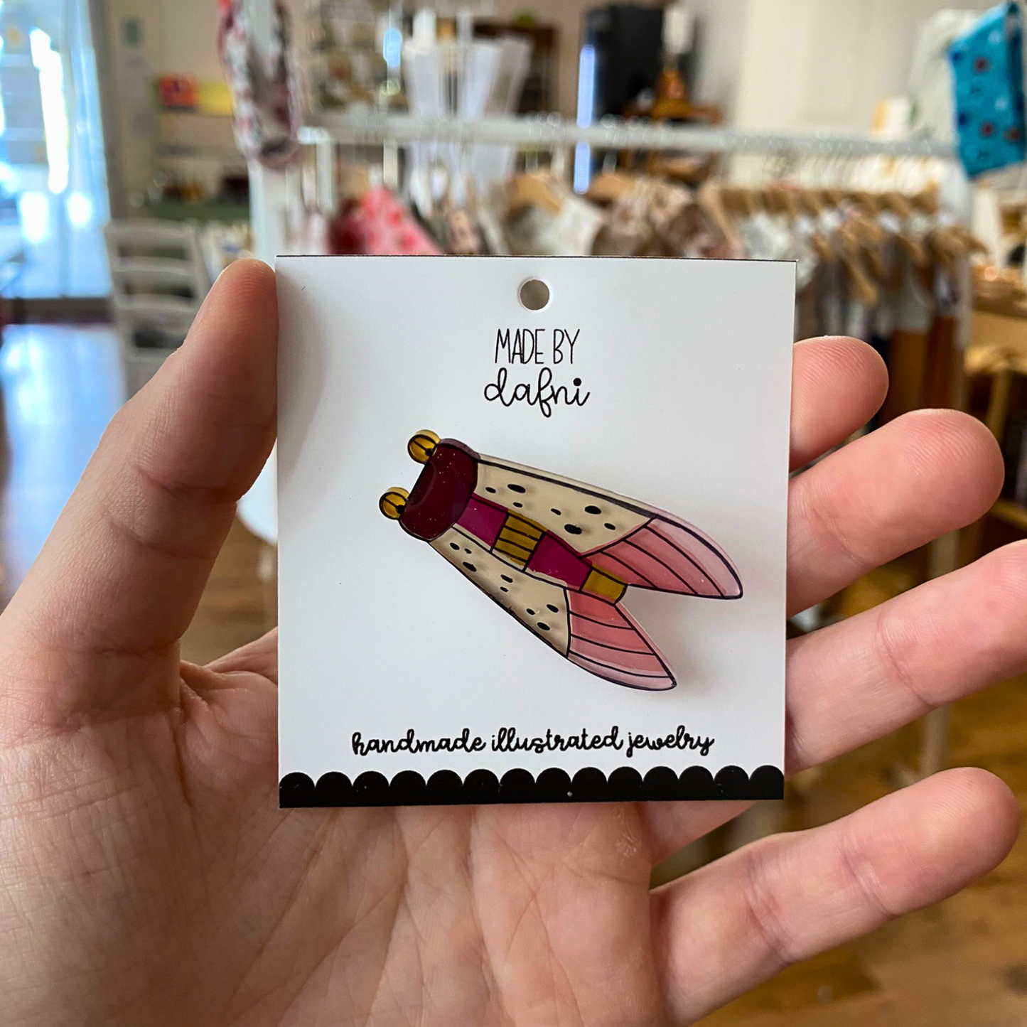 Brosche Fliege von madebydafni