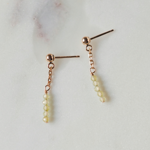 Kristall Ohrringe von rosy cheeks jewelry