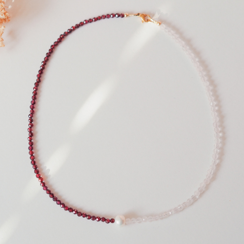 Kristall Ketten von rosy cheeks jewelry