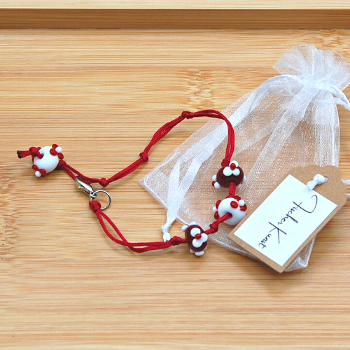 Glasperlen Armband