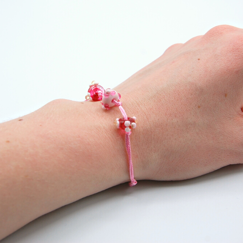 Glasperlen Armband