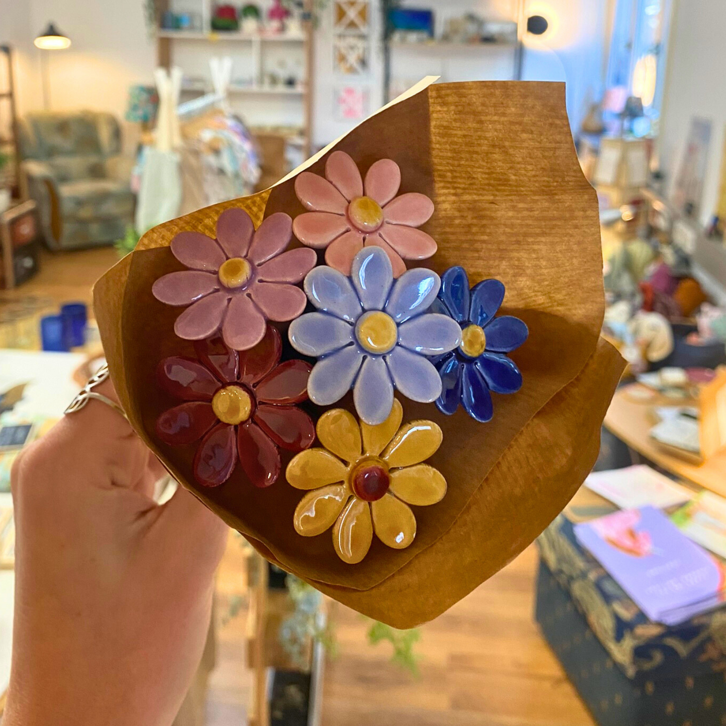 Keramik Blumen von Naturotheke