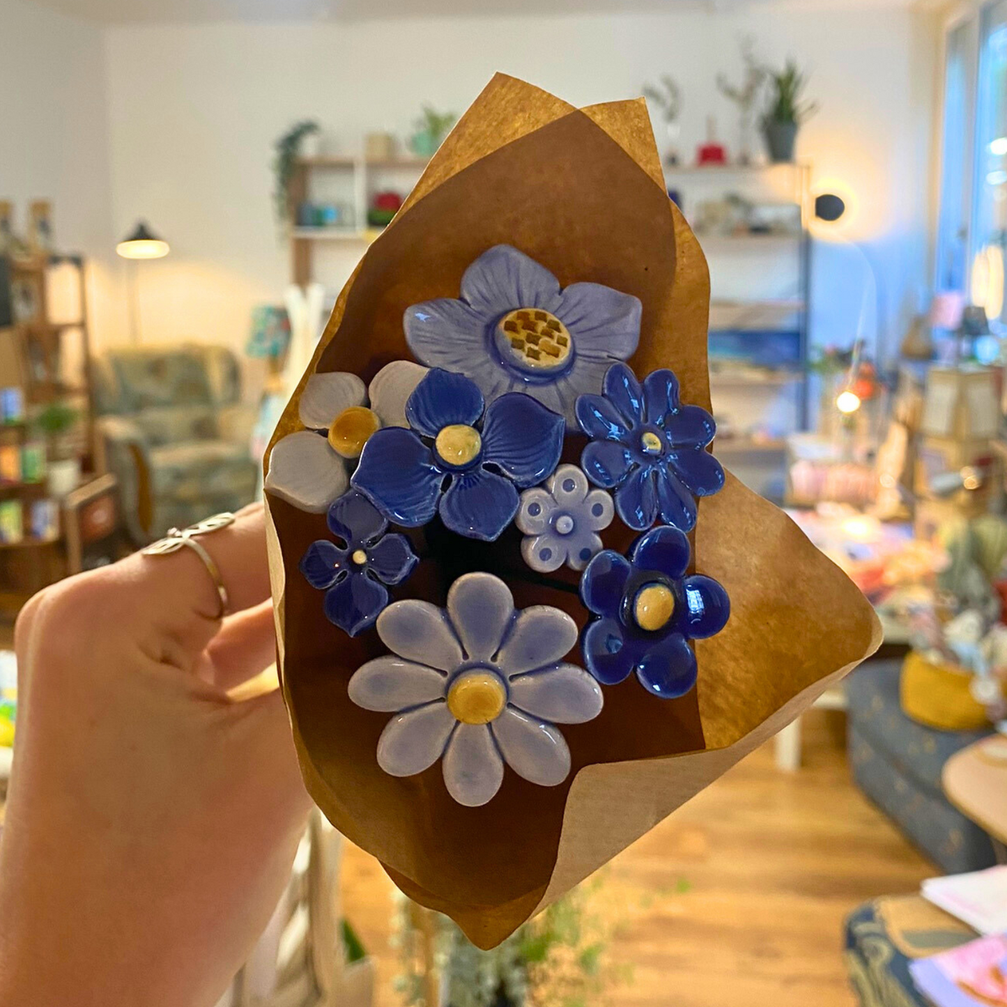 Keramik Blumen von Naturotheke