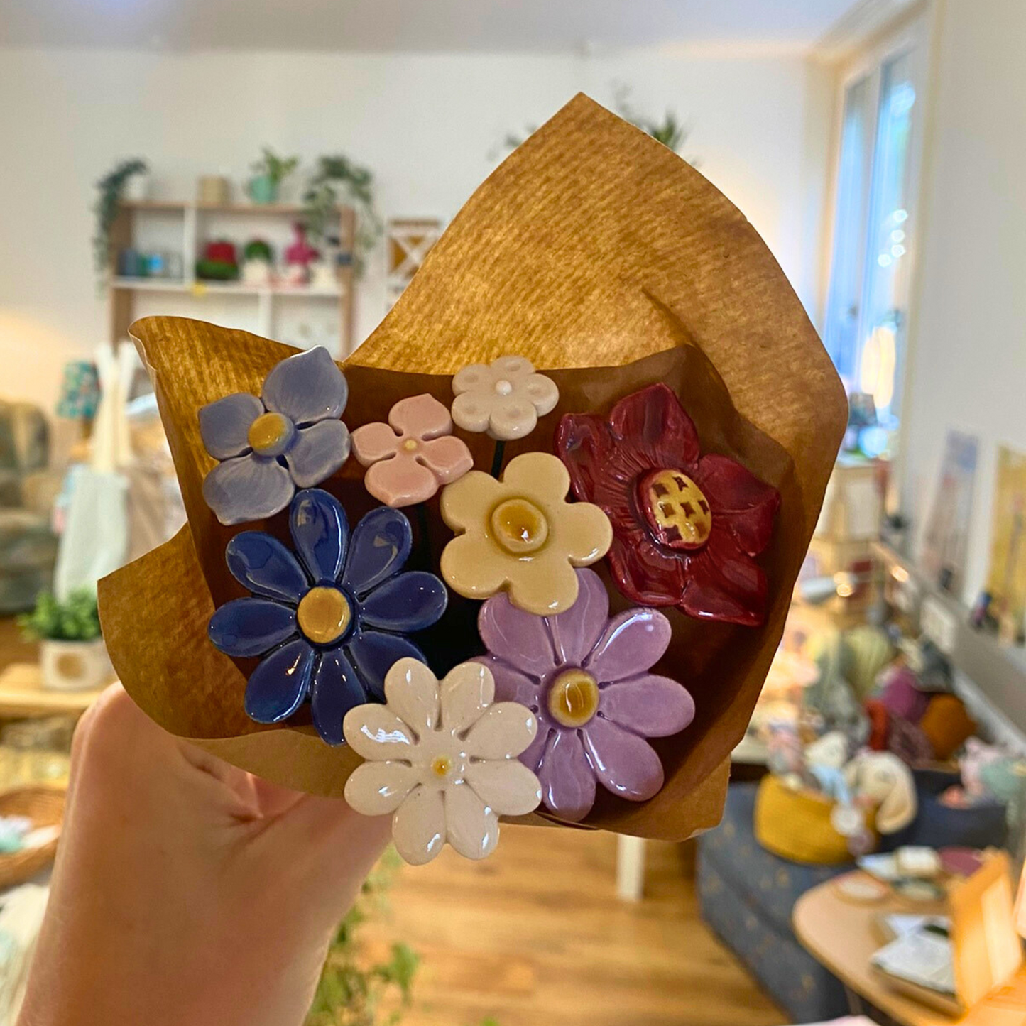 Keramik Blumen von Naturotheke