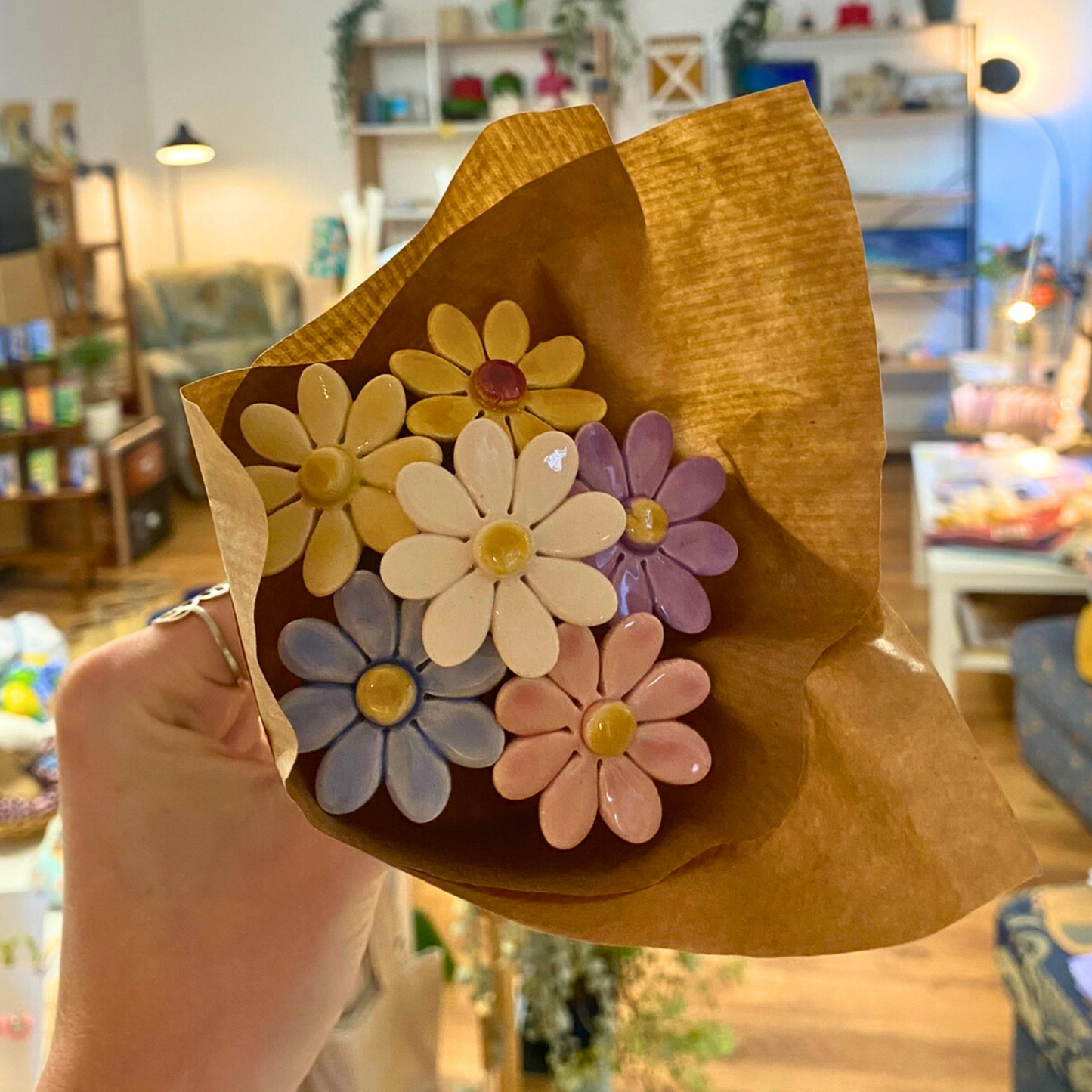 Keramik Blumen von Naturotheke