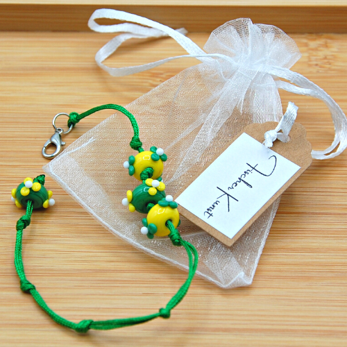 Glasperlen Armband