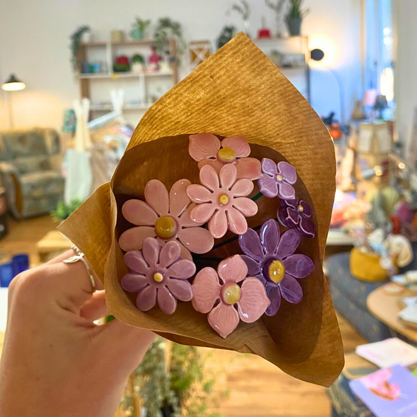 Keramik Blumen von Naturotheke