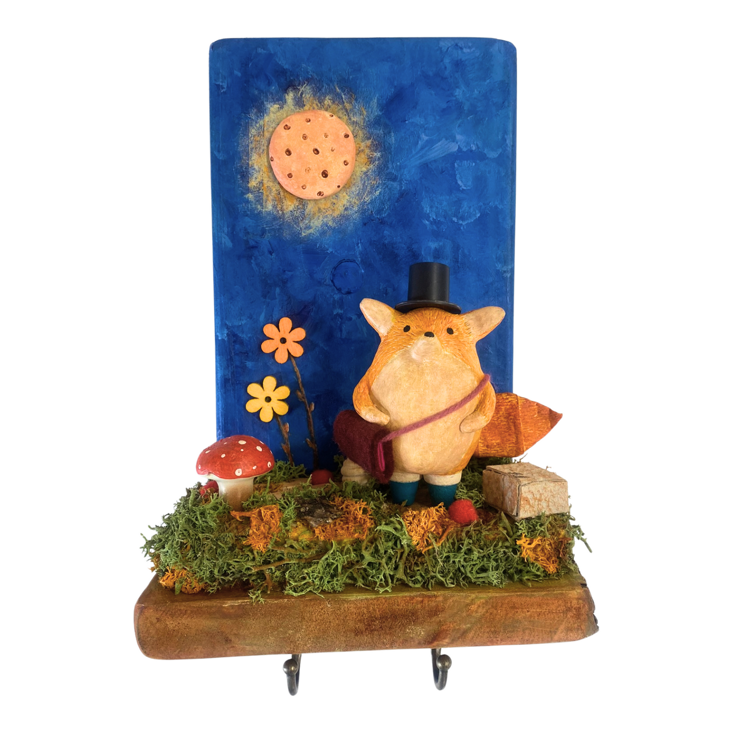 Wandhaken mit Tiermotiv – Handgemachtes Schlüsselbrett & Garderobe von Dr. Matachitos