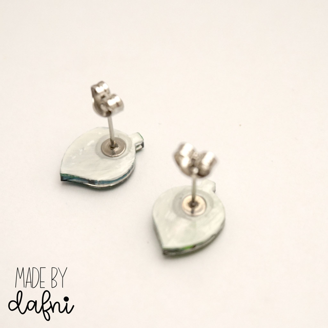 Ohrstecker Blatt von madebydafni