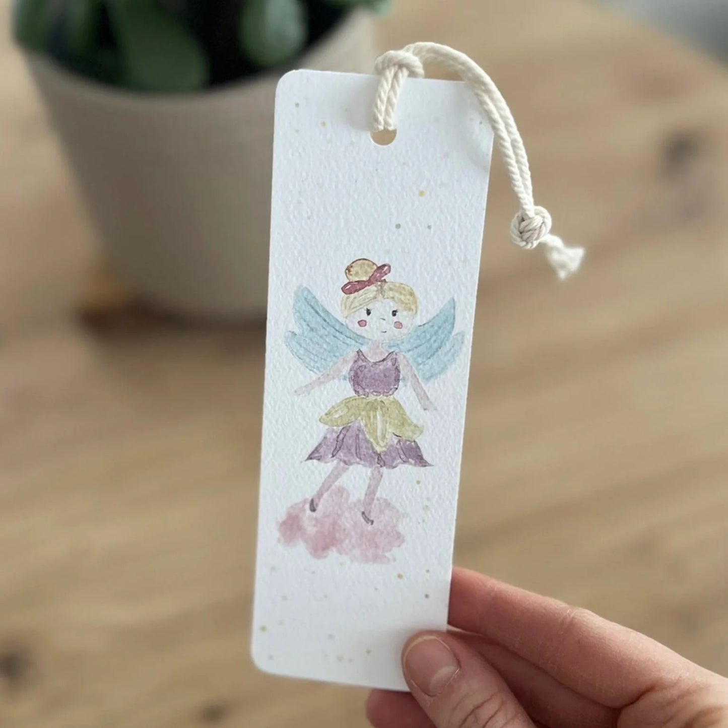 Lesezeichen Fee von Christinas Kartenkunst
