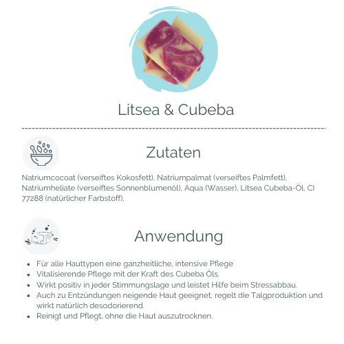 Olivia Natural - Naturseifen mit 100 % natürlichen ätherischen Ölen - 120 g