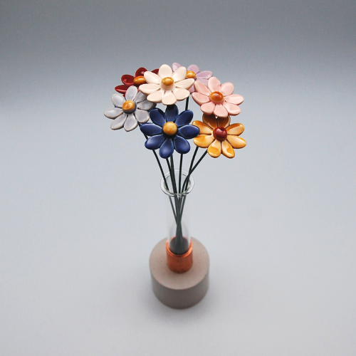 Vase und Kerzenhalter