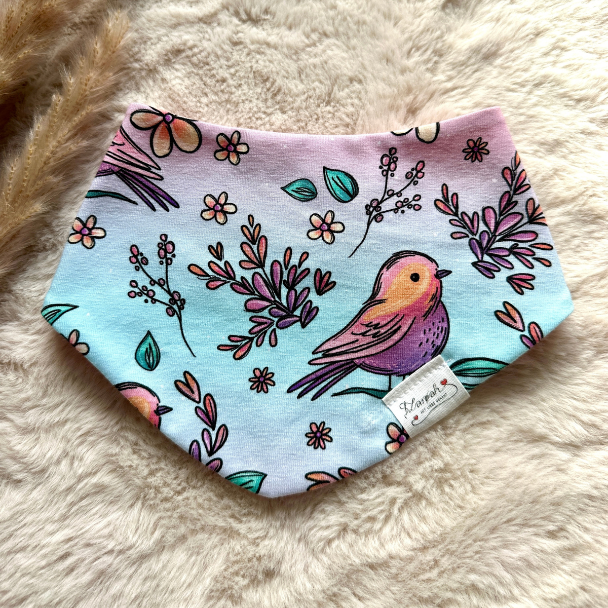 Wendehalstuch Bio Vogel von LAROAH