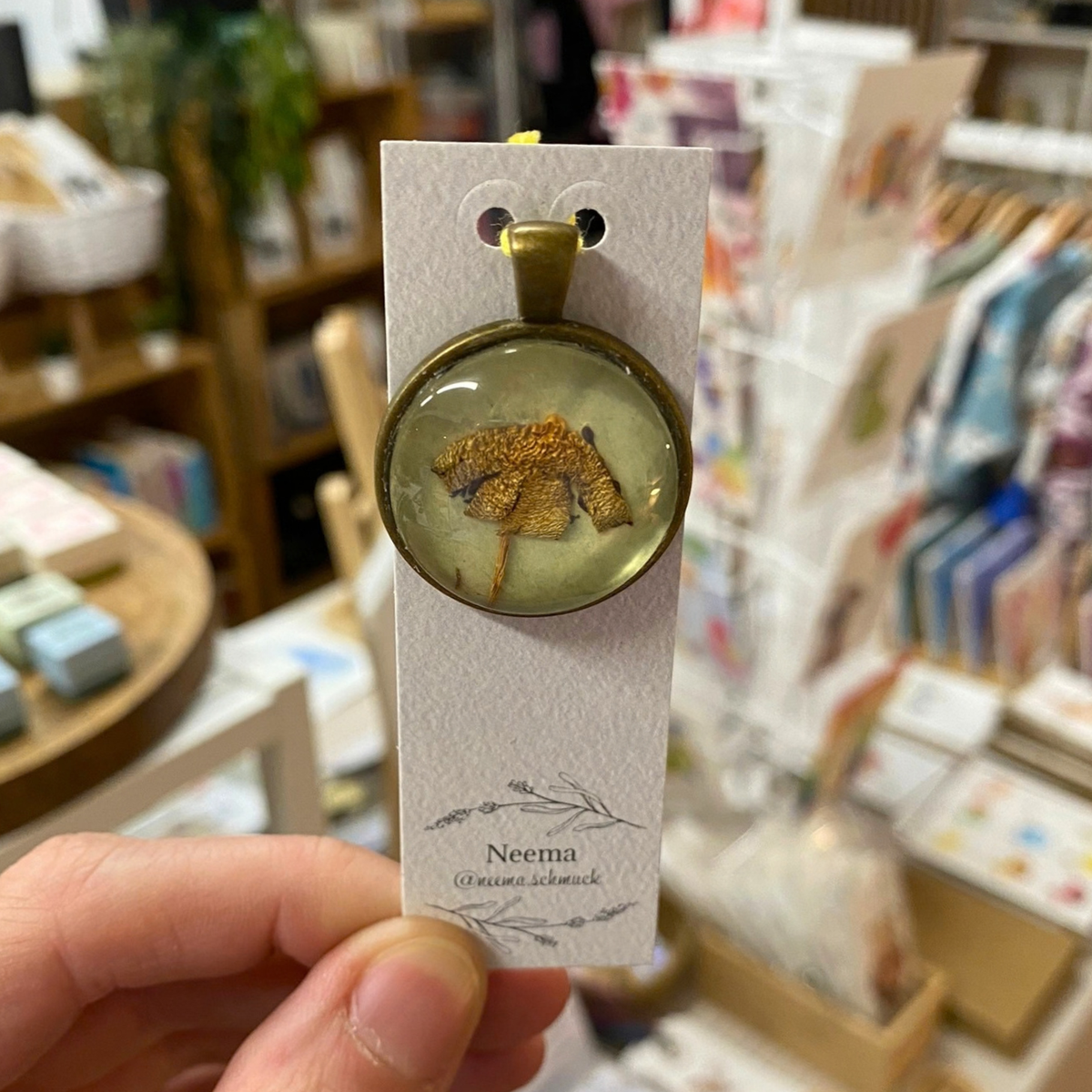 Kettenanhänger Pilz (AnhPilz) von Neema Schmuck