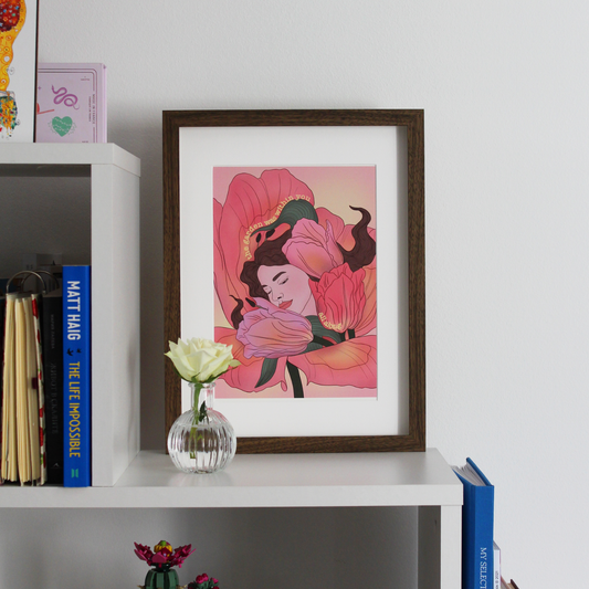 A4 Print - The Garden Within von Ayseratopia
