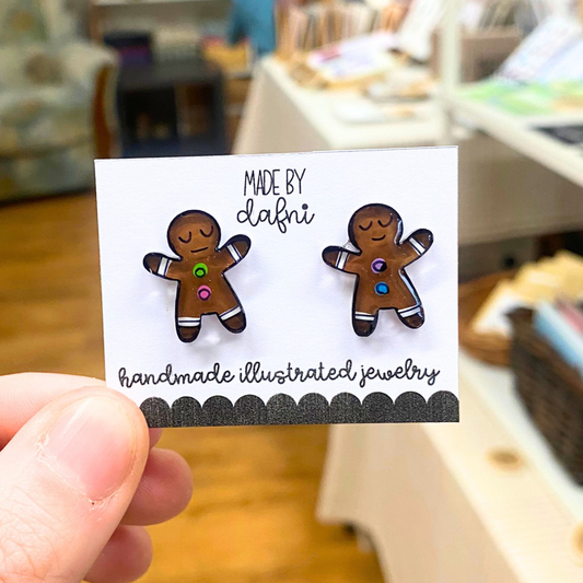 Ohrstecker Lebkuchen von madebydafni