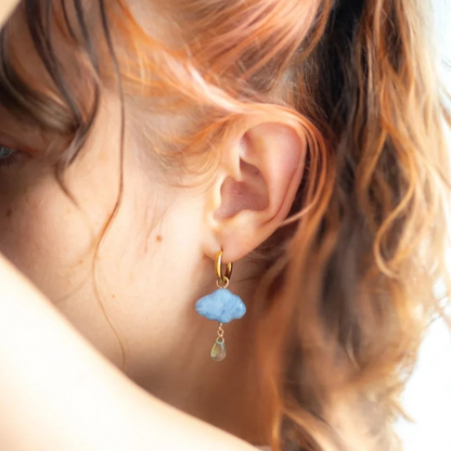 Ohrringe Wolken gold von Studio Sunbird