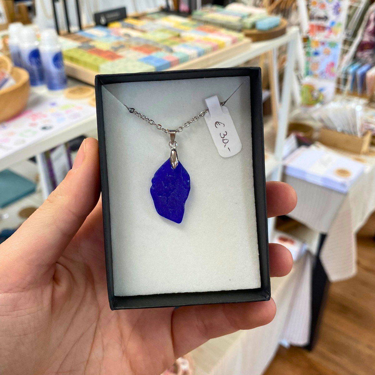 Meerglashalskette 7 von Fischer Kunst