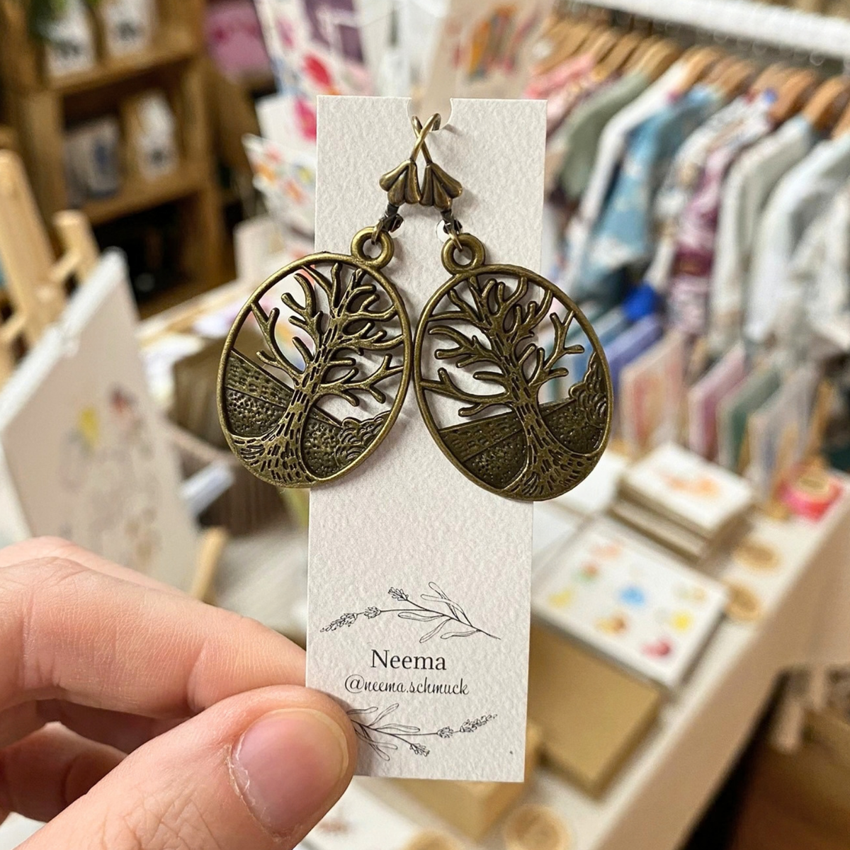 Ohrringe Baum (OriBaum) von Neema Schmuck