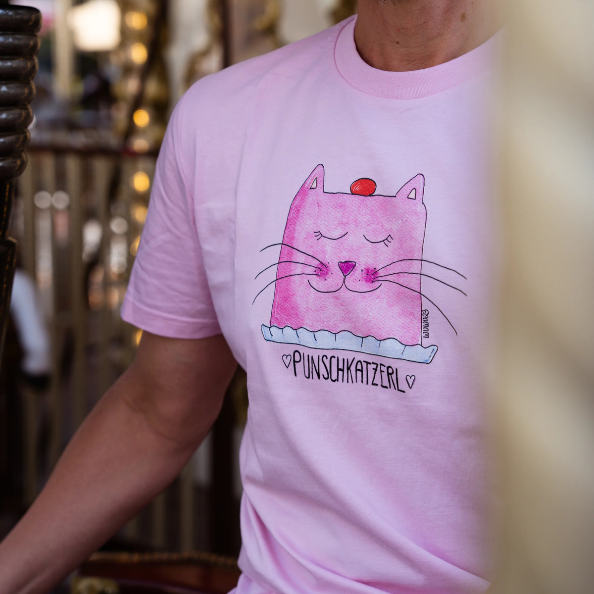 Punschkatzerl T-Shirt rosa