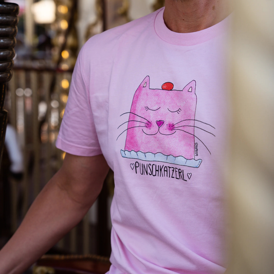 Punschkatzerl T-Shirt rosa