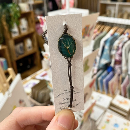 Armband Pusteblume Grün (ArmPBG) von Neema Schmuck
