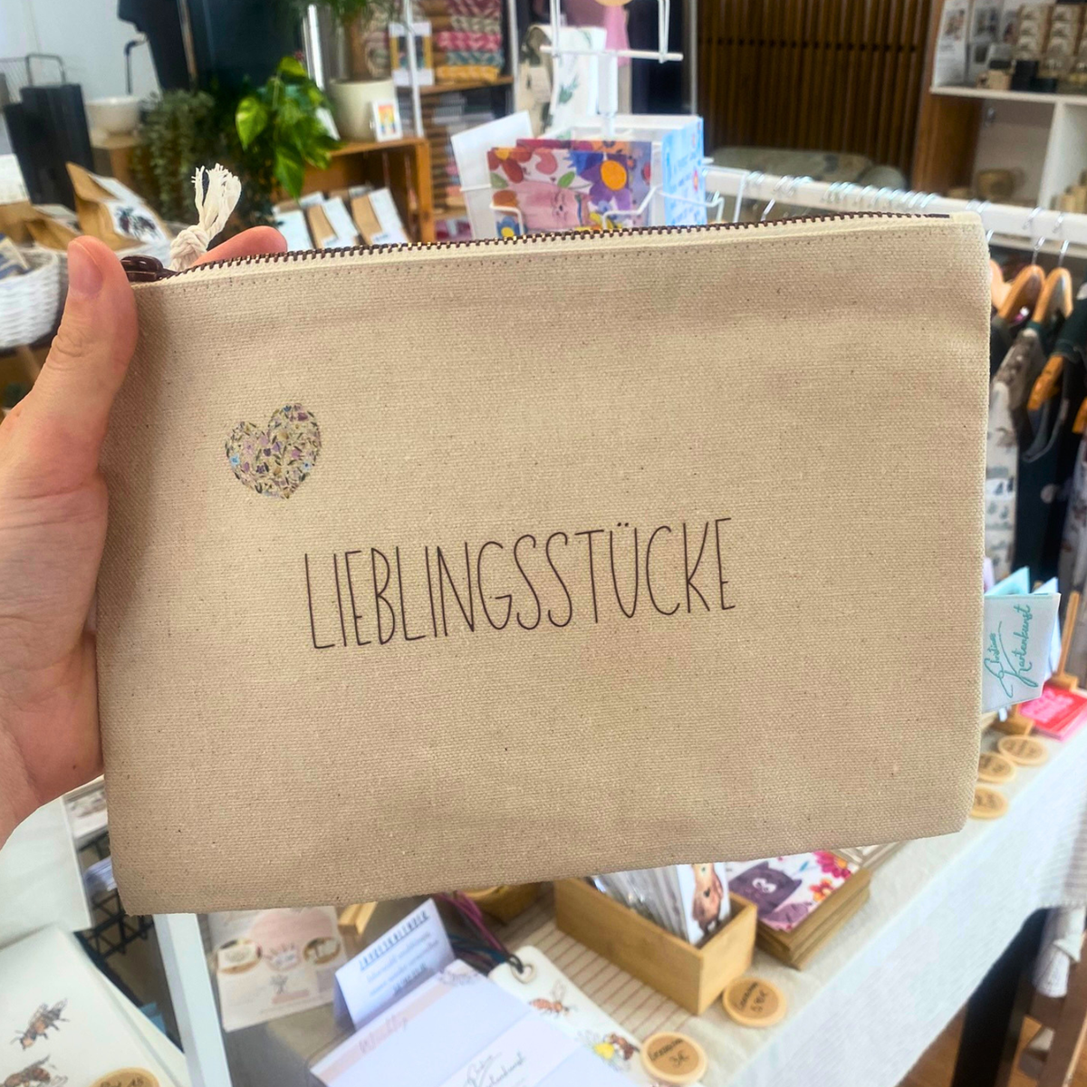 Stofftasche Lieblingsstücke von Christinas Kartenkunst