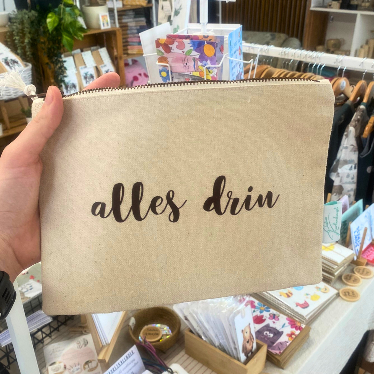 Stofftasche Alles drin von Christinas Kartenkunst
