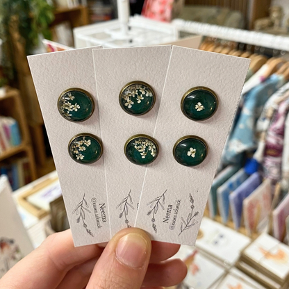 Ohrstecker Dolde Grün (OstDG) von Neema Schmuck