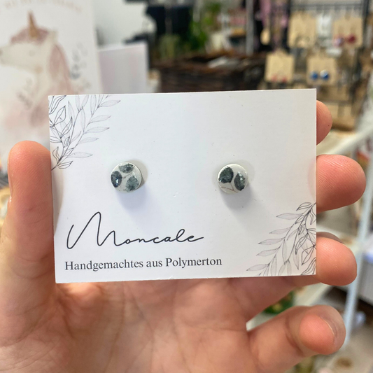 Ohrstecker Blätter aus Polymerton von Moncale