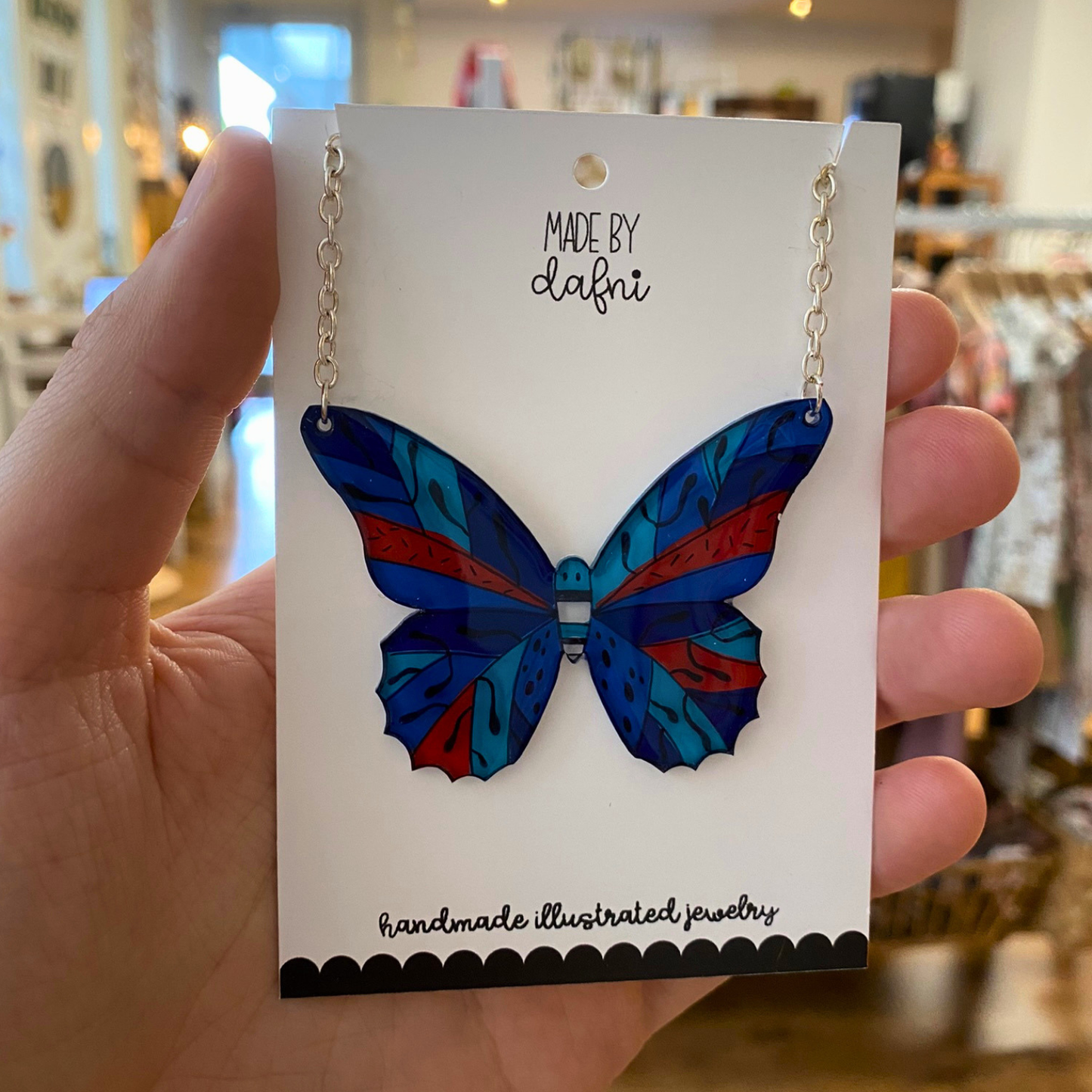 Kette groß Schmetterling von madebydafni