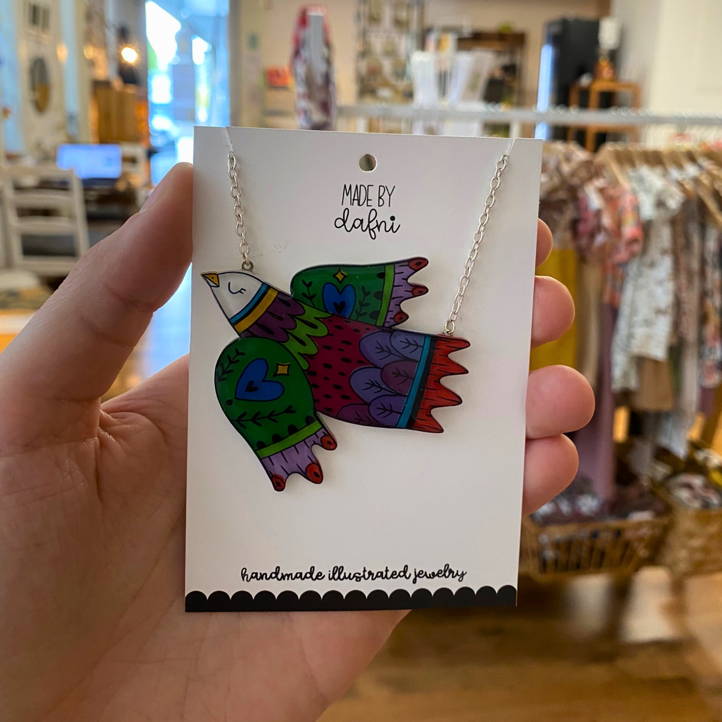Kette groß Vogel von madebydafni