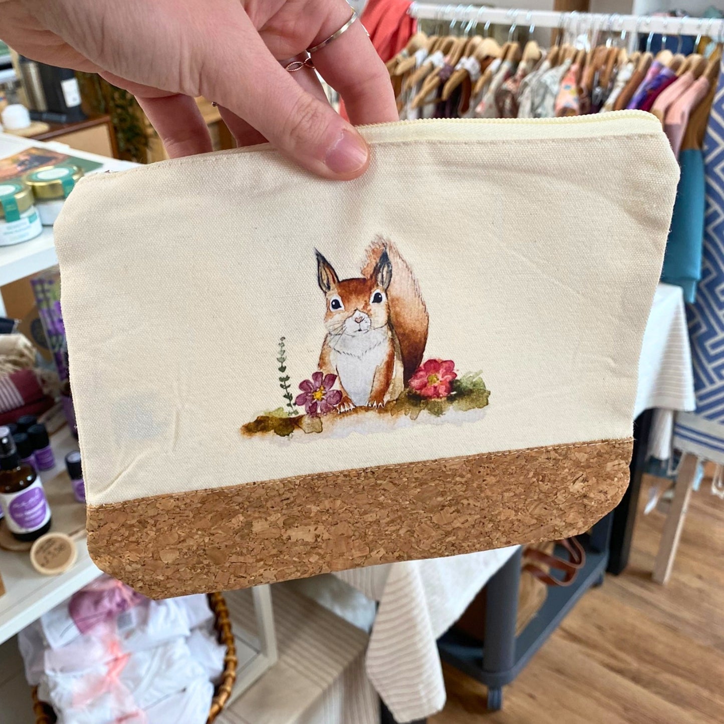 Stofftasche Eichhörnchen von Christinas Kartenkunst