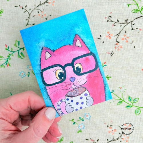 Katzi - Grußkarten mit Kuvert in zwei Größen von Wuwu