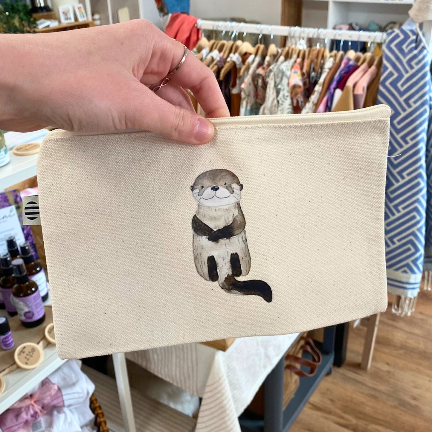 Stofftasche Otter von Christinas Kartenkunst