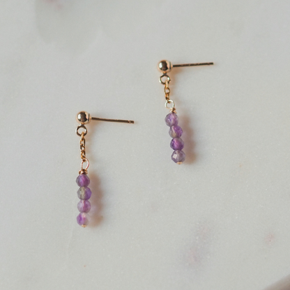Kristall Ohrringe von rosy cheeks jewelry