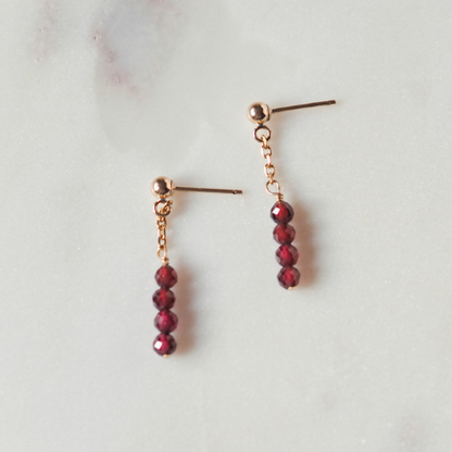 Kristall Ohrringe von rosy cheeks jewelry