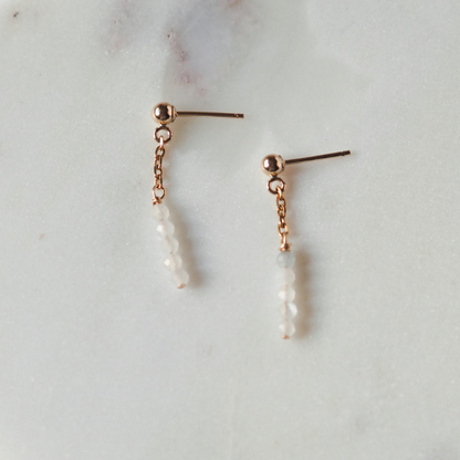 Kristall Ohrringe von rosy cheeks jewelry