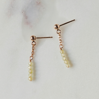 Kristall Ohrringe von rosy cheeks jewelry