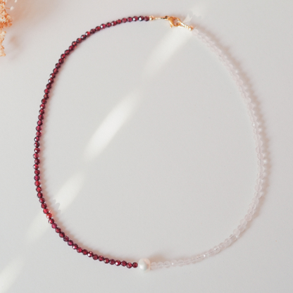Kristall Ketten von rosy cheeks jewelry