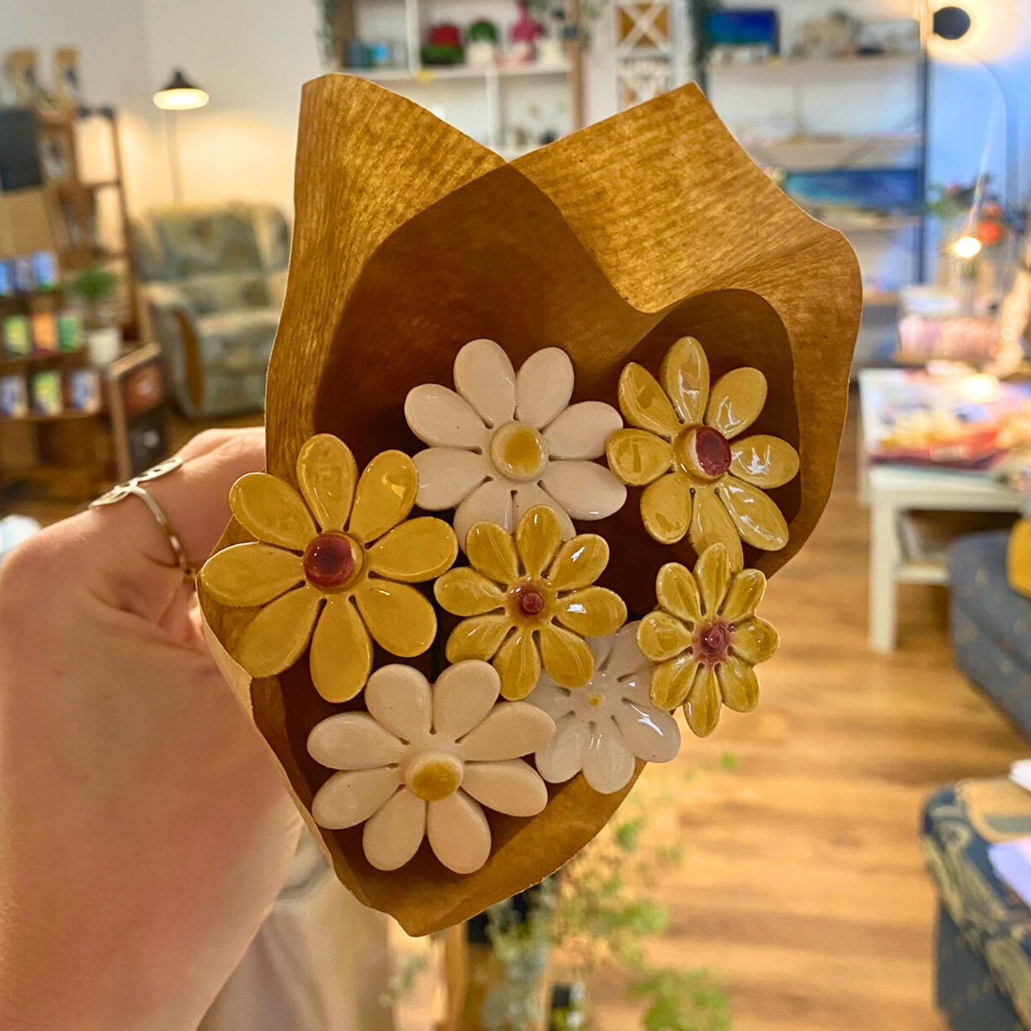 Keramik Blumen von Naturotheke