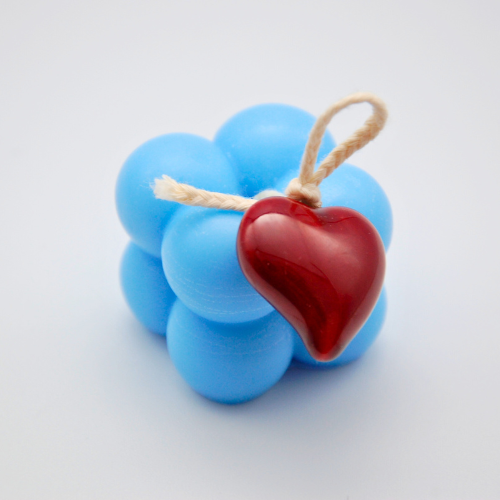 Herzliche Wärme blau von Lemu Studio