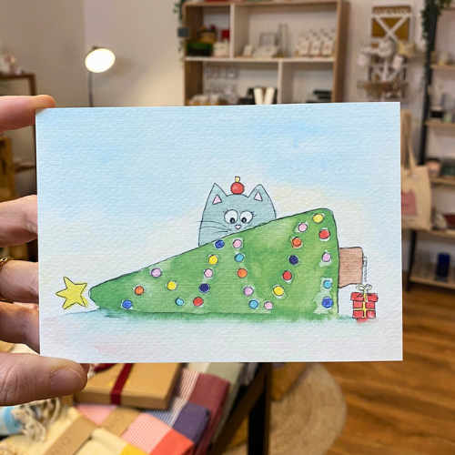 Weihnachtliche Gute Laune Karten von Wuwu