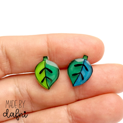 Ohrstecker Blatt von madebydafni