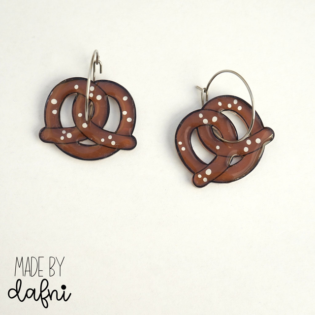 Ohrringe Brezel von madebydafni