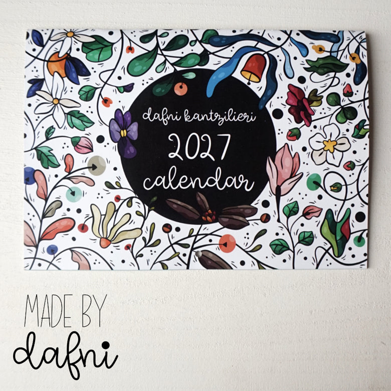 Wandkalender 2027 von madebydafni