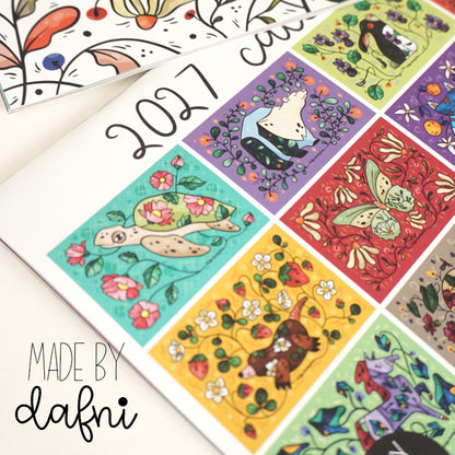 Wandkalender 2027 von madebydafni