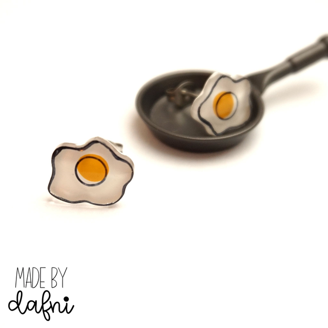 Ohrstecker Spiegeleier von madebydafni